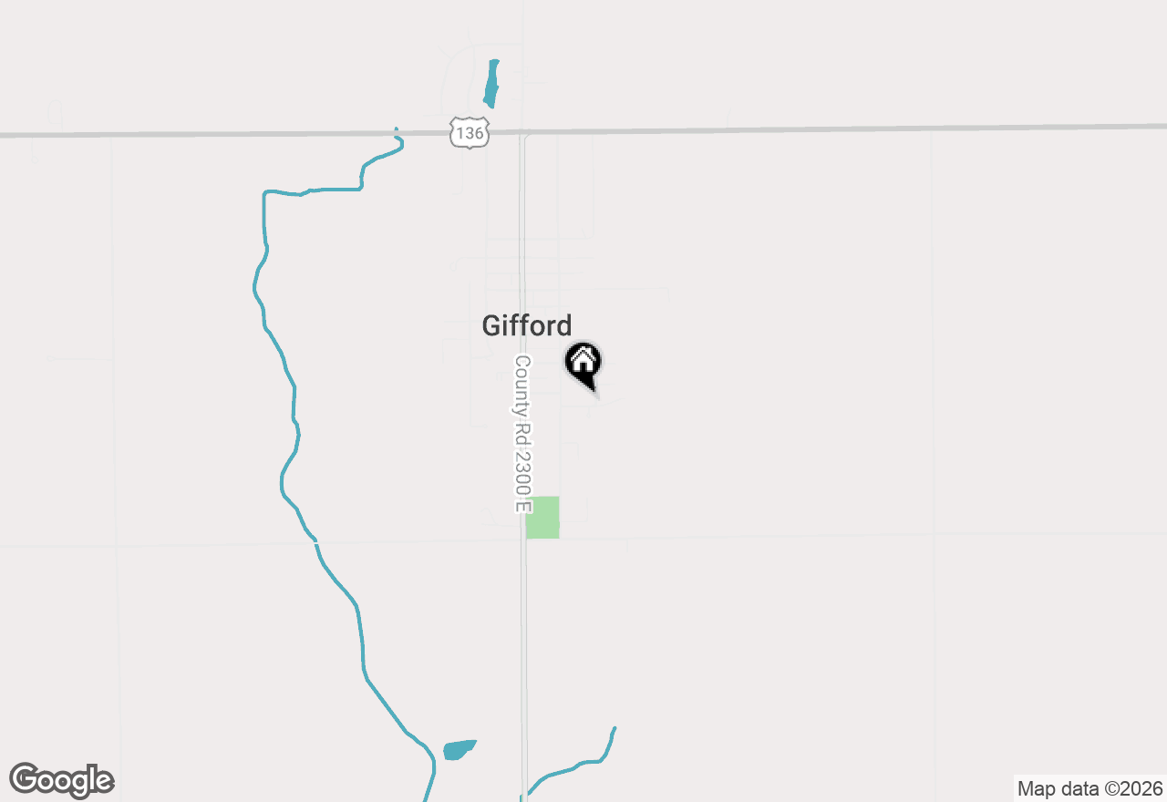 Map of 203 E Church Street, Gifford, IL 61847