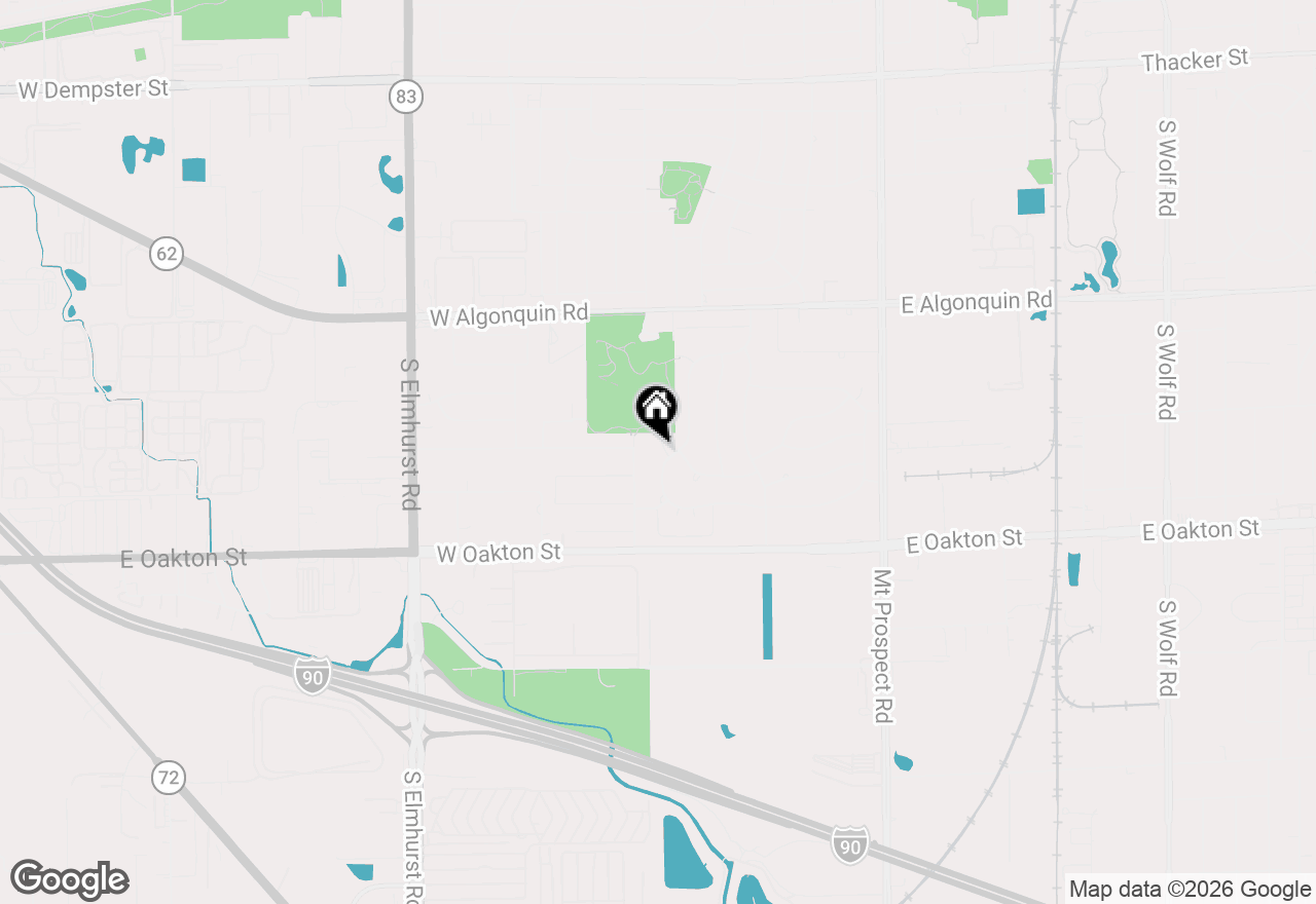 Map of 1462 Dayton Place, Des Plaines, IL 60018
