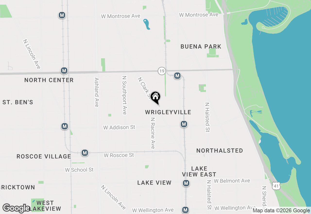 Map of 3724-3726 N Clark Street, Chicago, IL 60613