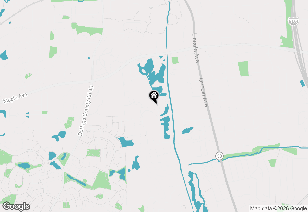 Map of 5850 Forest View Road #A, Lisle, IL 60532