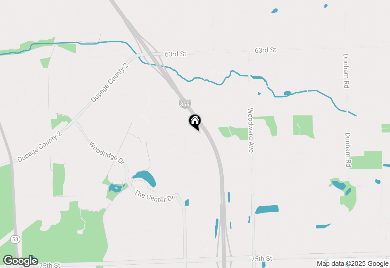 Map of 6796 Red Wing Drive, Woodridge, IL 60517