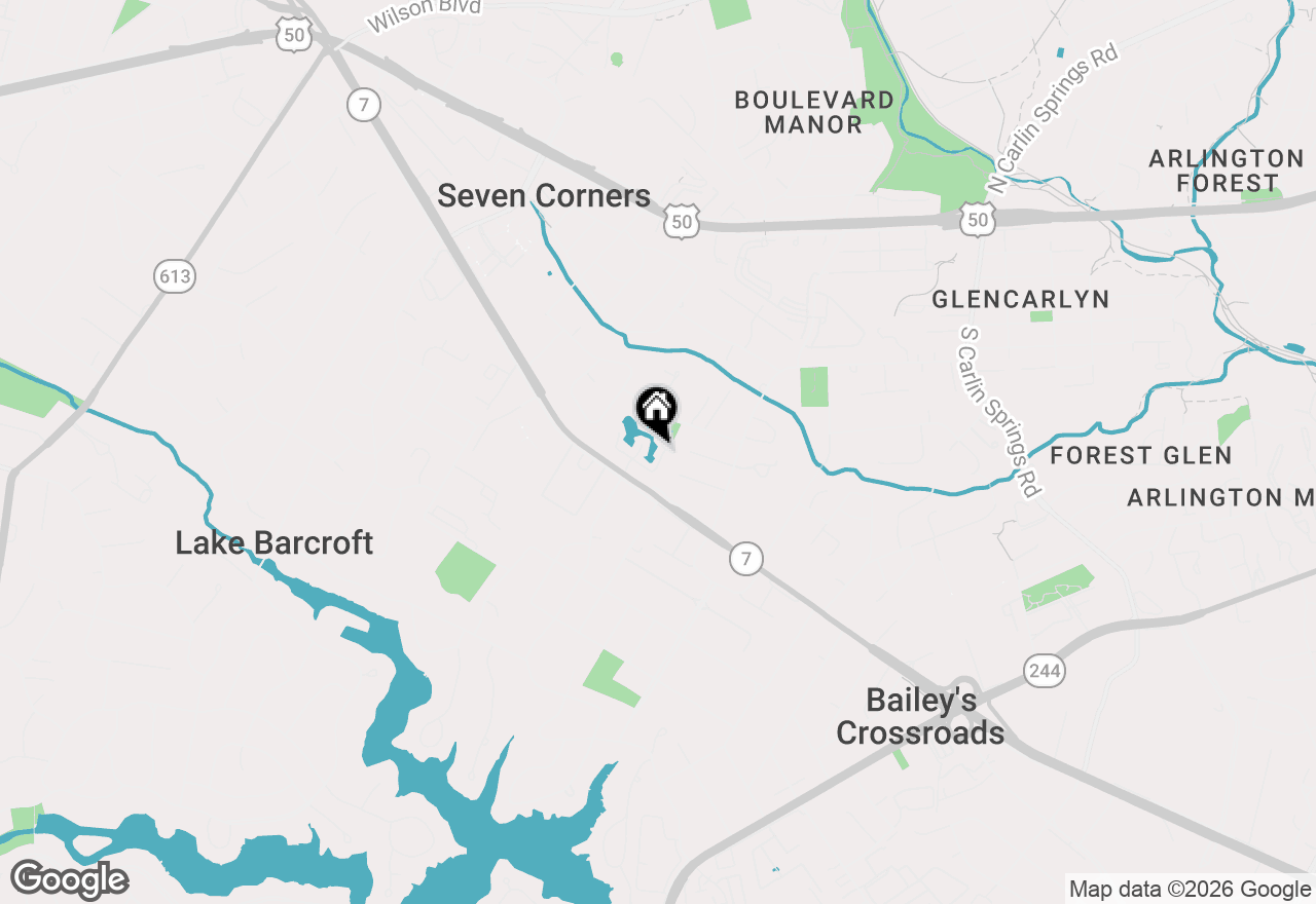 Map of 3353 Lakeside View Drive #8-3, Falls Church, VA 22041