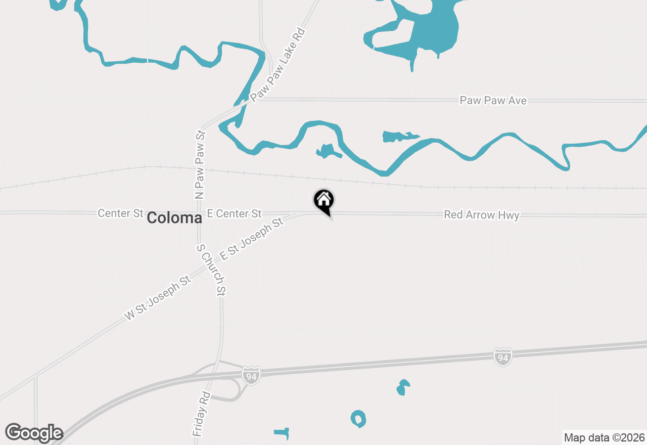 Map of 6720 Red Arrow Highway, Coloma, MI 49038