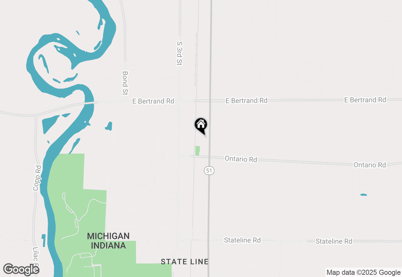 Map of 2816 S 11th Street, Niles, MI 49120