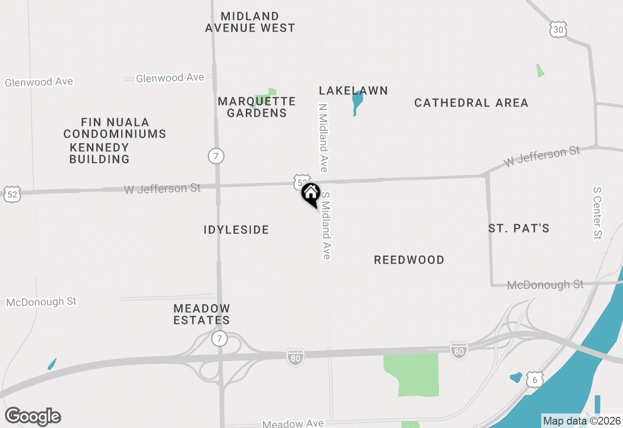 Map of (Address confidential), Joliet, Illinois 60436