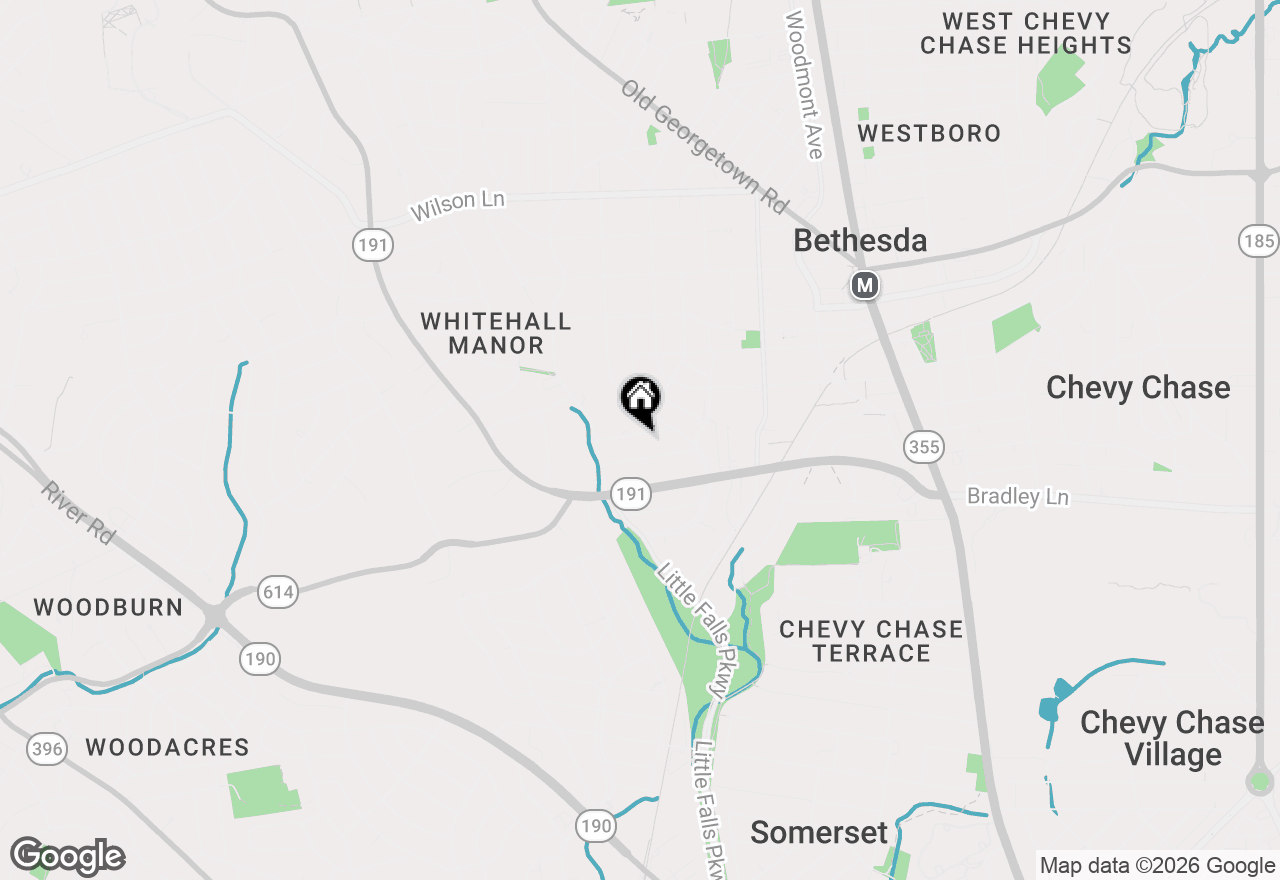 Map of 5114 Wessling Lane, Bethesda, MD 20814