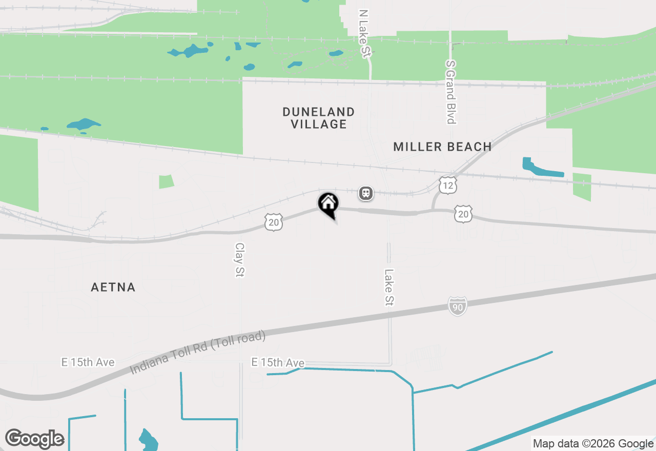 Map of 845 Floyd Street, Gary, IN 46403