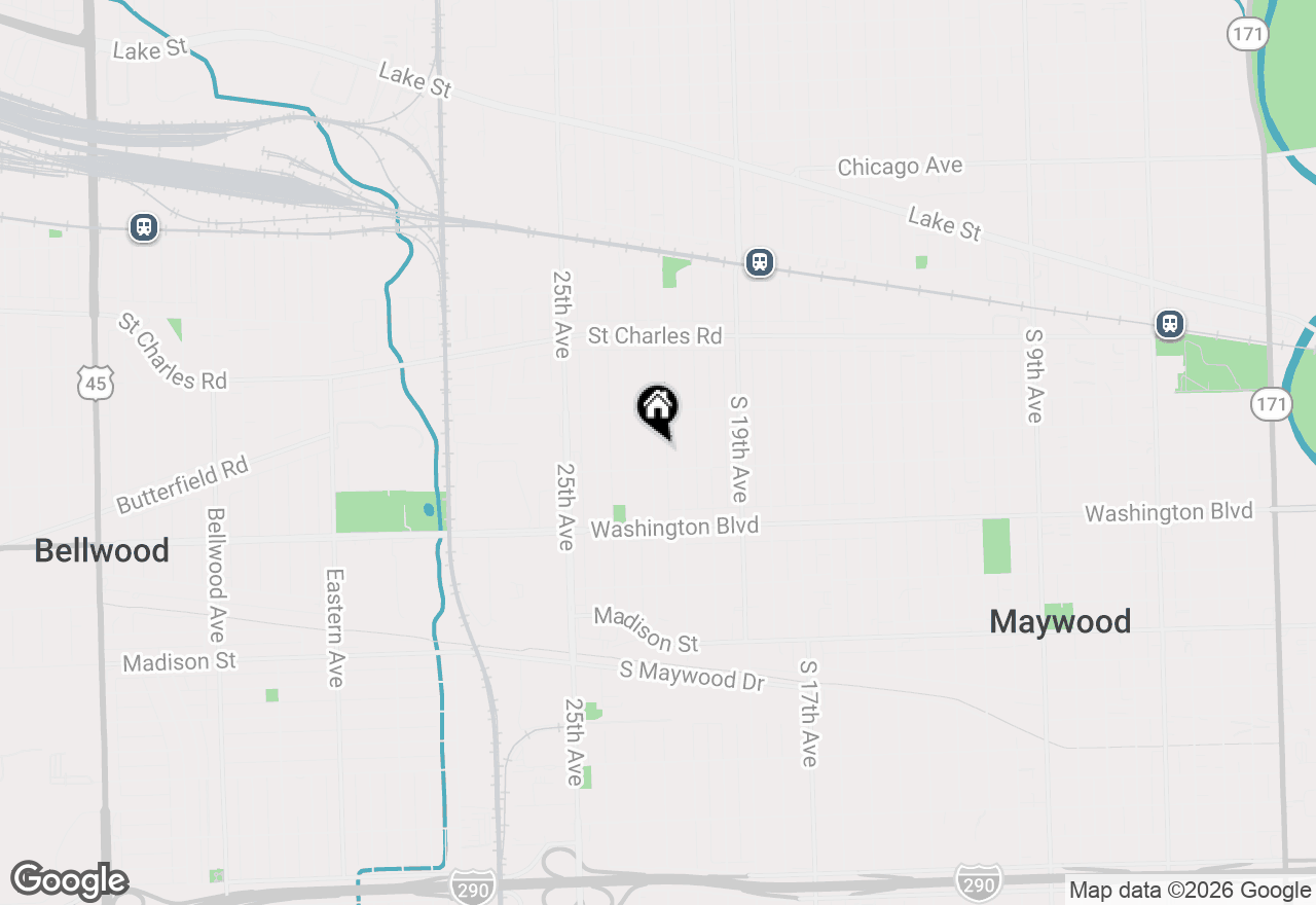 Map of 435 22nd Avenue, Bellwood, IL 60104