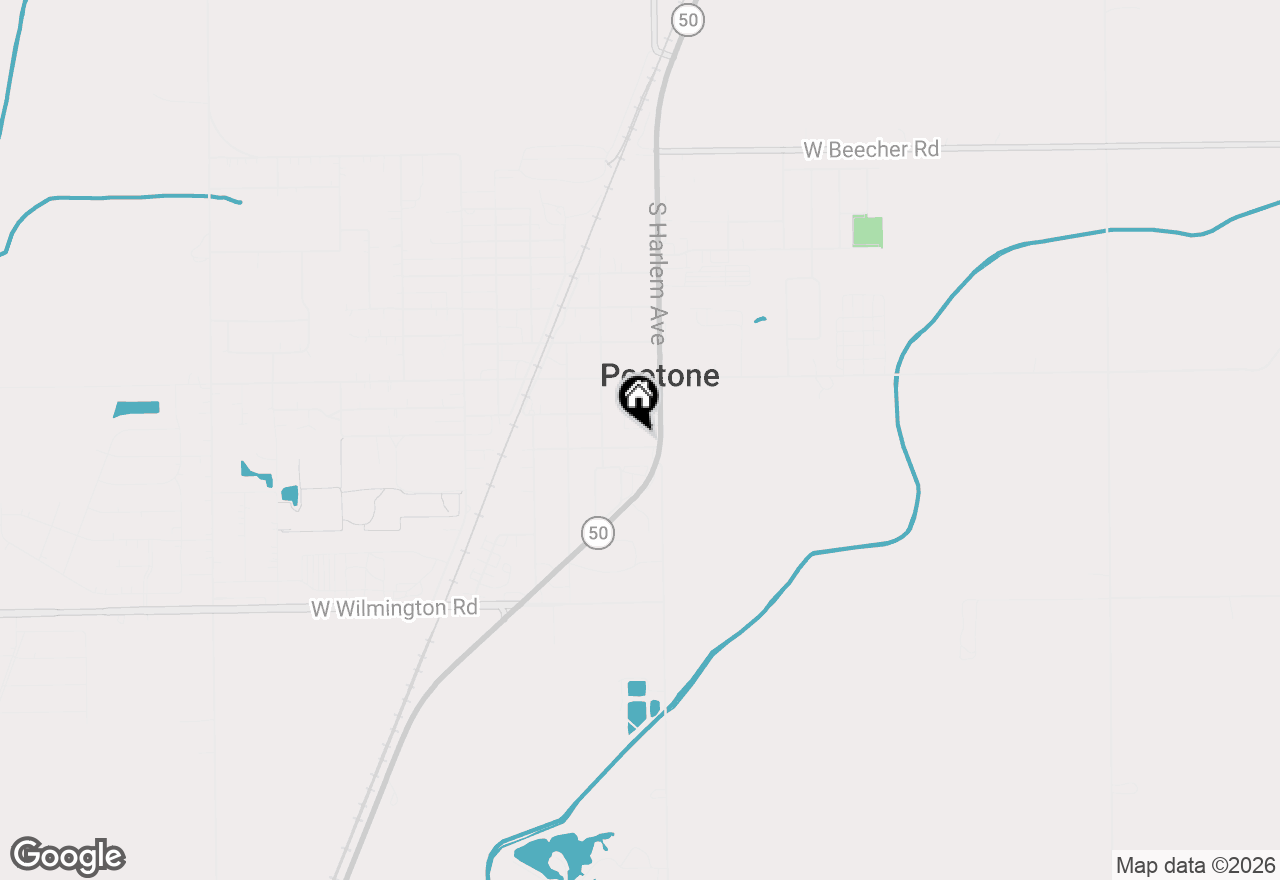 Map of 421 E South Street, Peotone, IL 60468