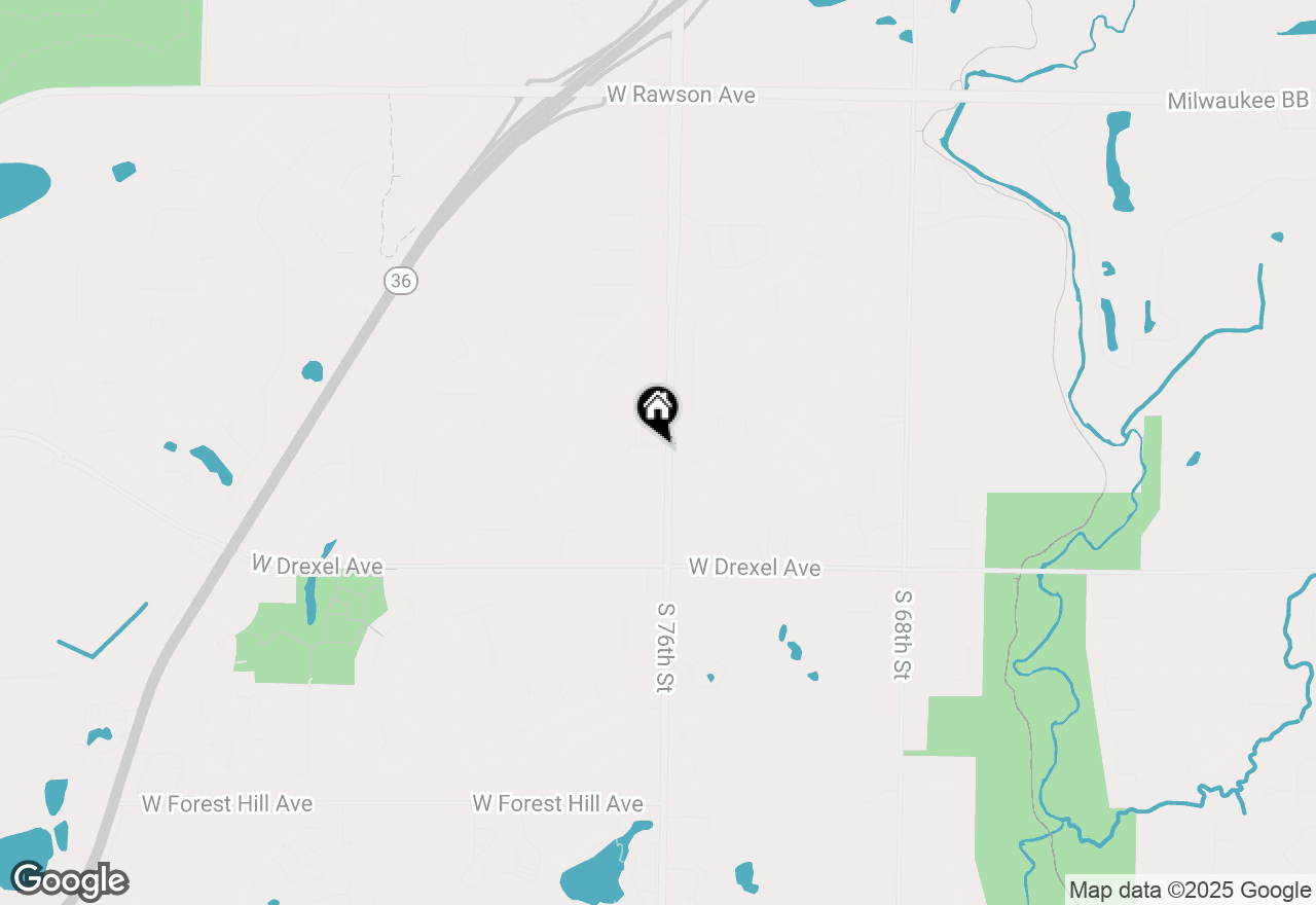 Map of 7705 W Faith Dr #LT2, South Milwaukee, WI 53132