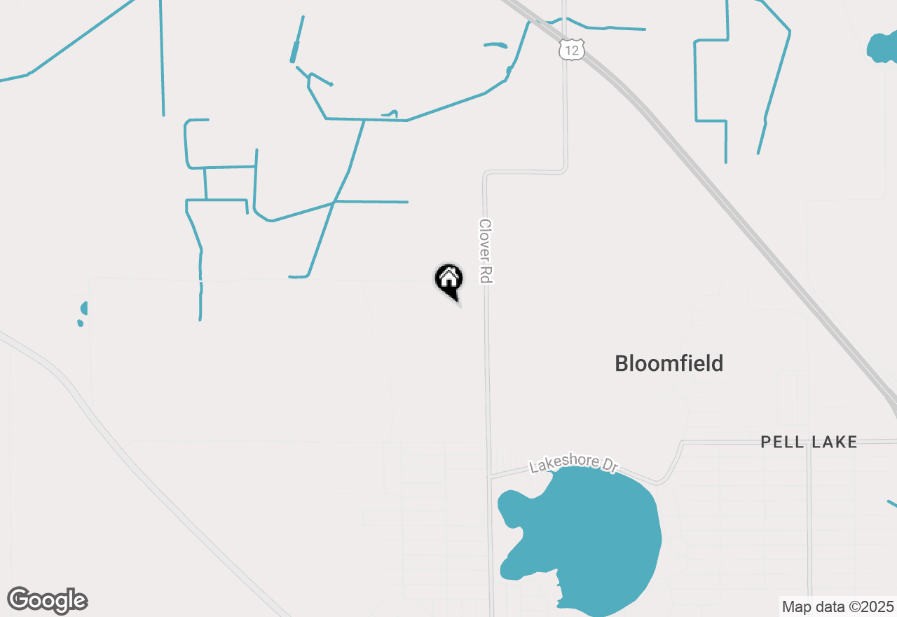 Map of W1347 Litchfield Rd, Lake Geneva, WI 53147