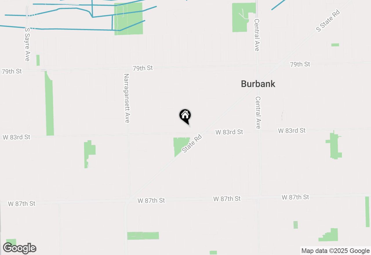 Map of 8241 Mcvicker Avenue, Burbank, IL 60459