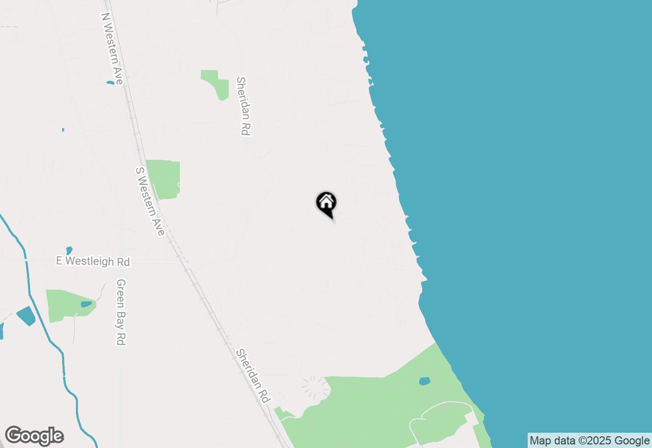 Map of 1085 E Ringwood Road S, Lake Forest, IL 60045