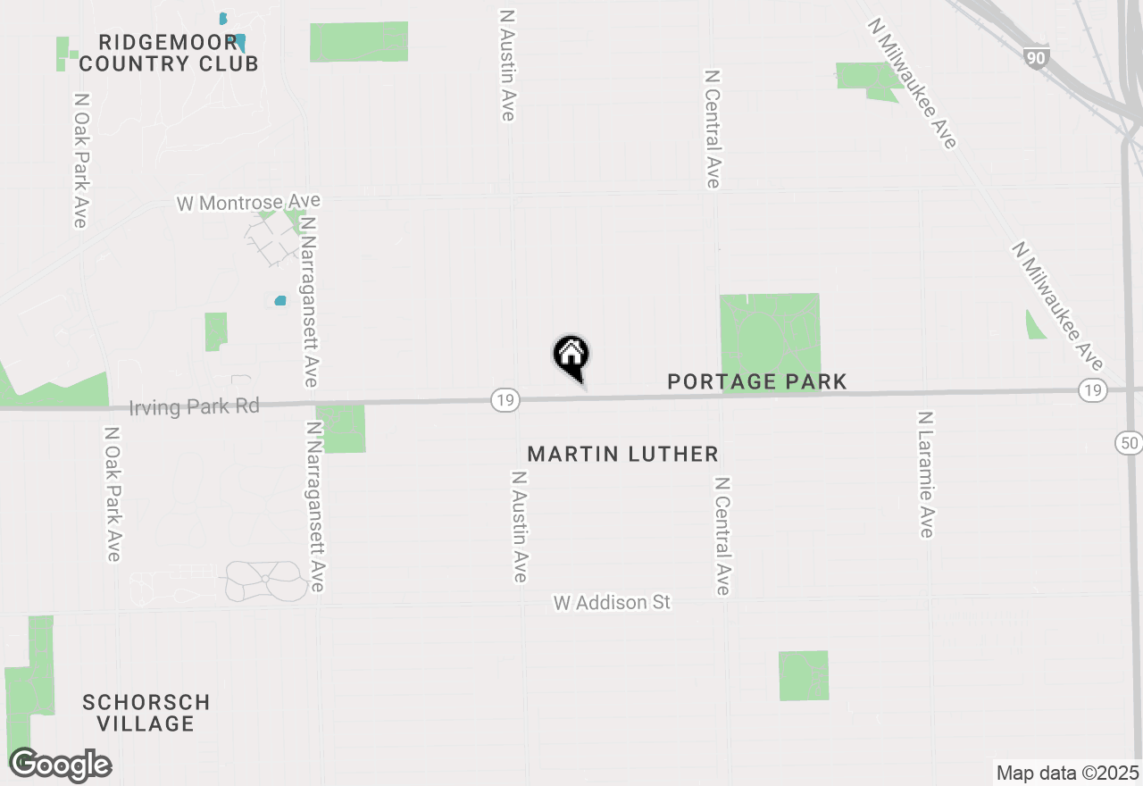 Map of 5858 W Irving Park Road, Chicago, IL 60634