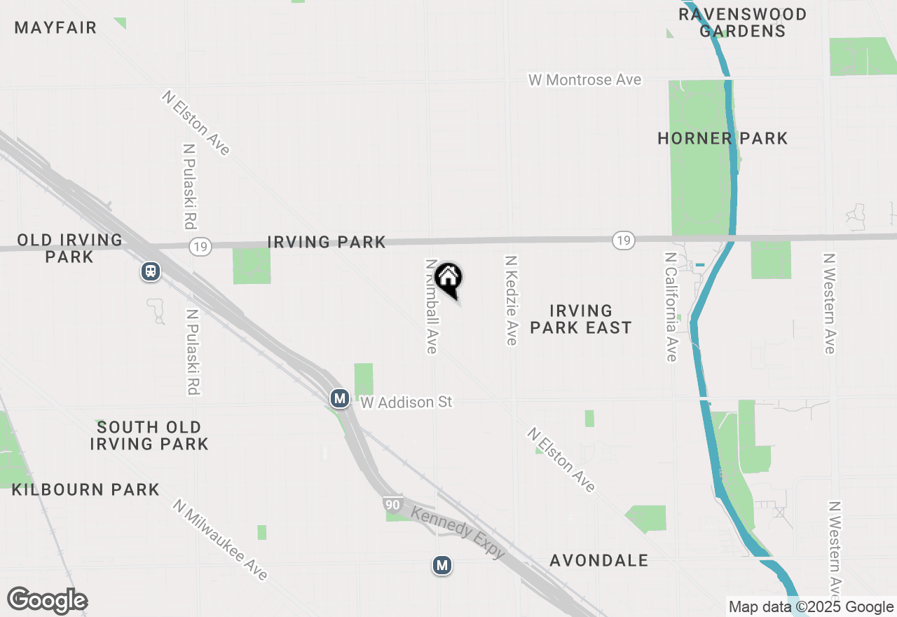 Map of 3818 N Christiana Avenue, Chicago, IL 60618