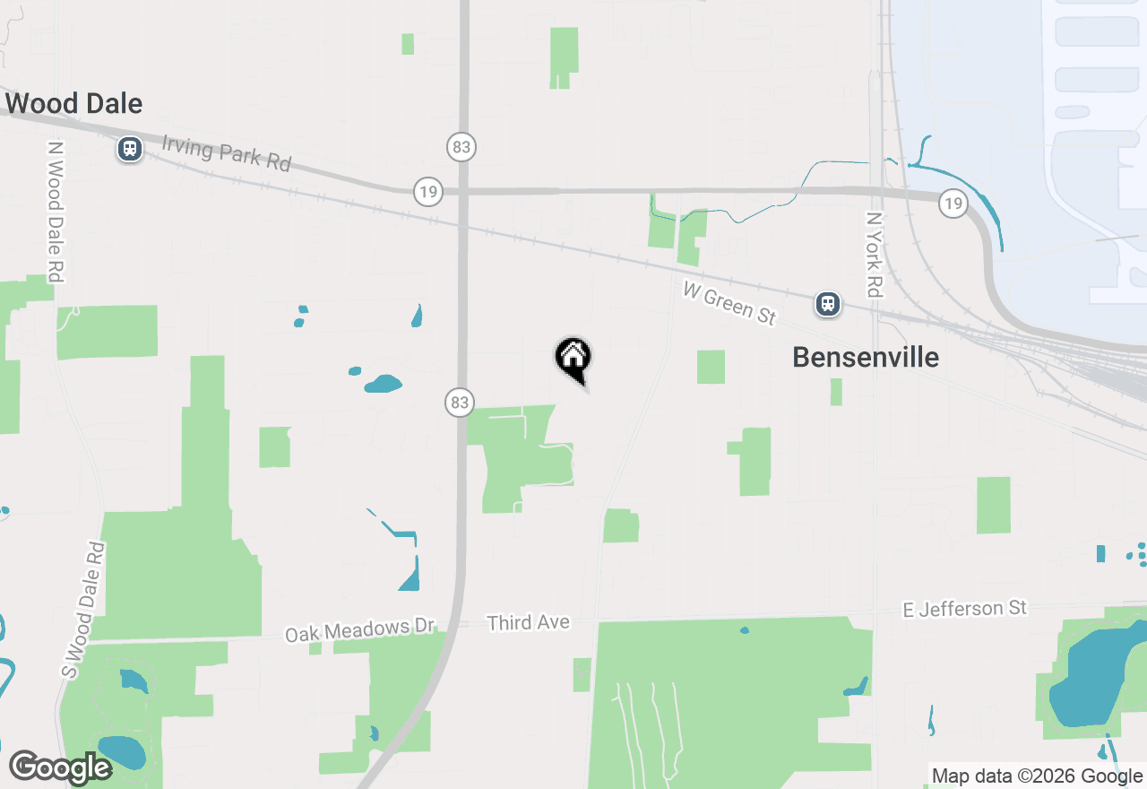 Map of 180 Henderson Street, Bensenville, IL 60106