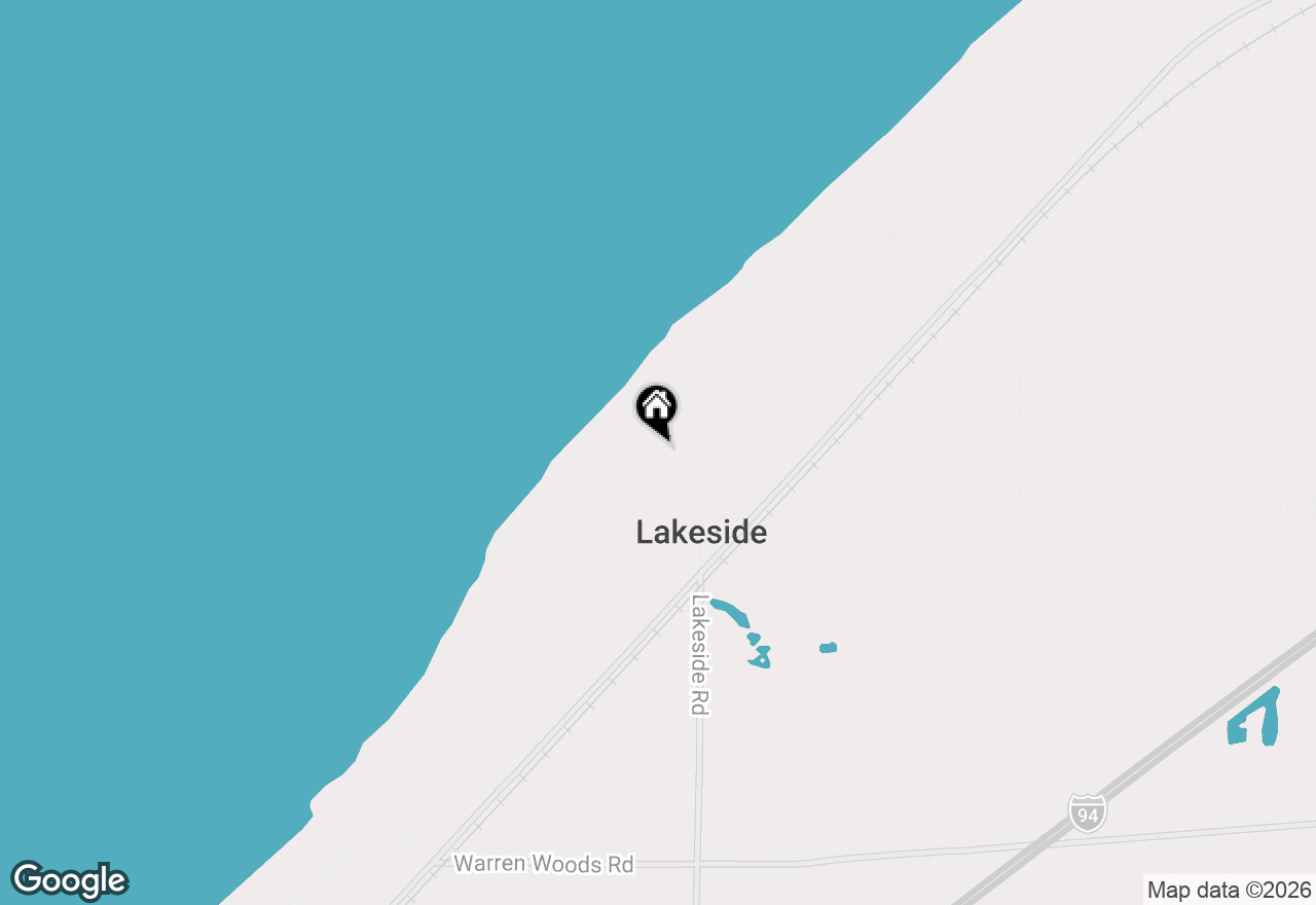Map of  Lakeshore Road, Lakeside, MI 49116