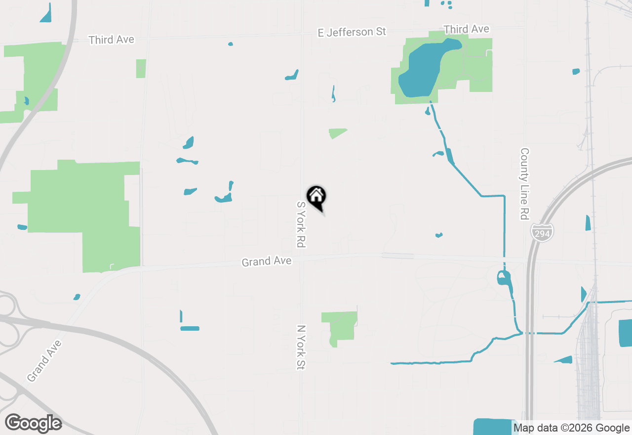 Map of 1043 S York Road #406, Bensenville, IL 60106