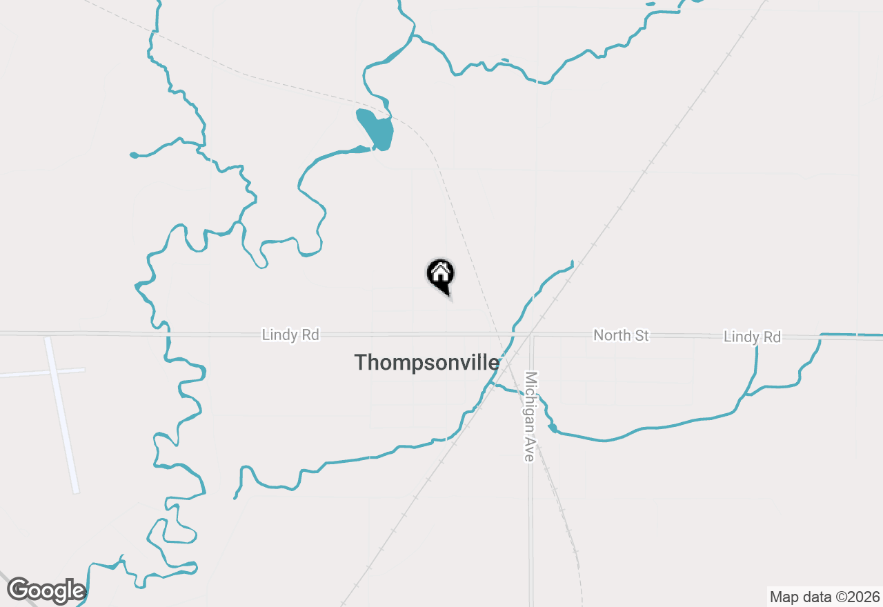 Map of 7426 2nd Street, Thompsonville, MI 49683
