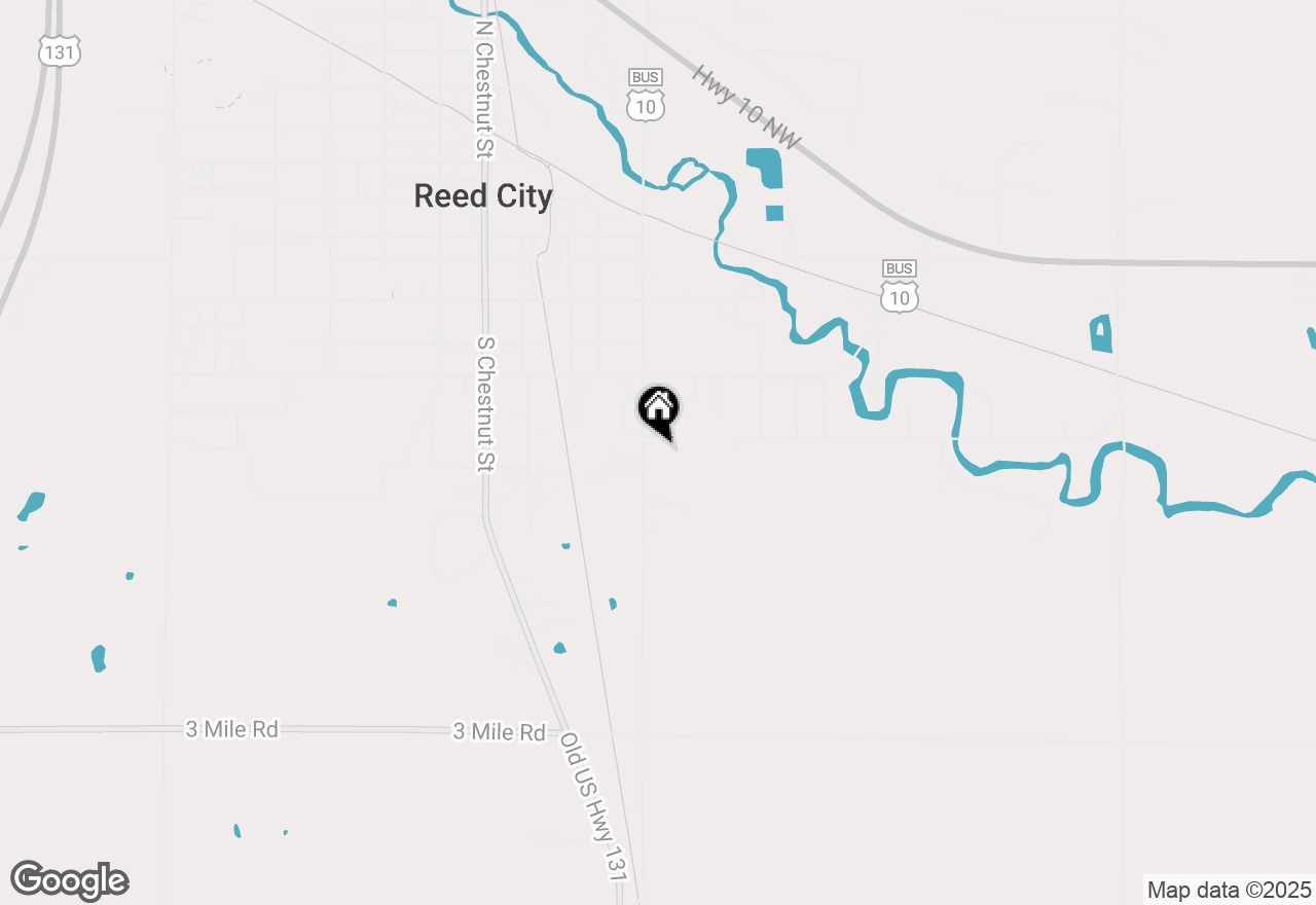 Map of 760 S Roth Street, Reed City, MI 49677