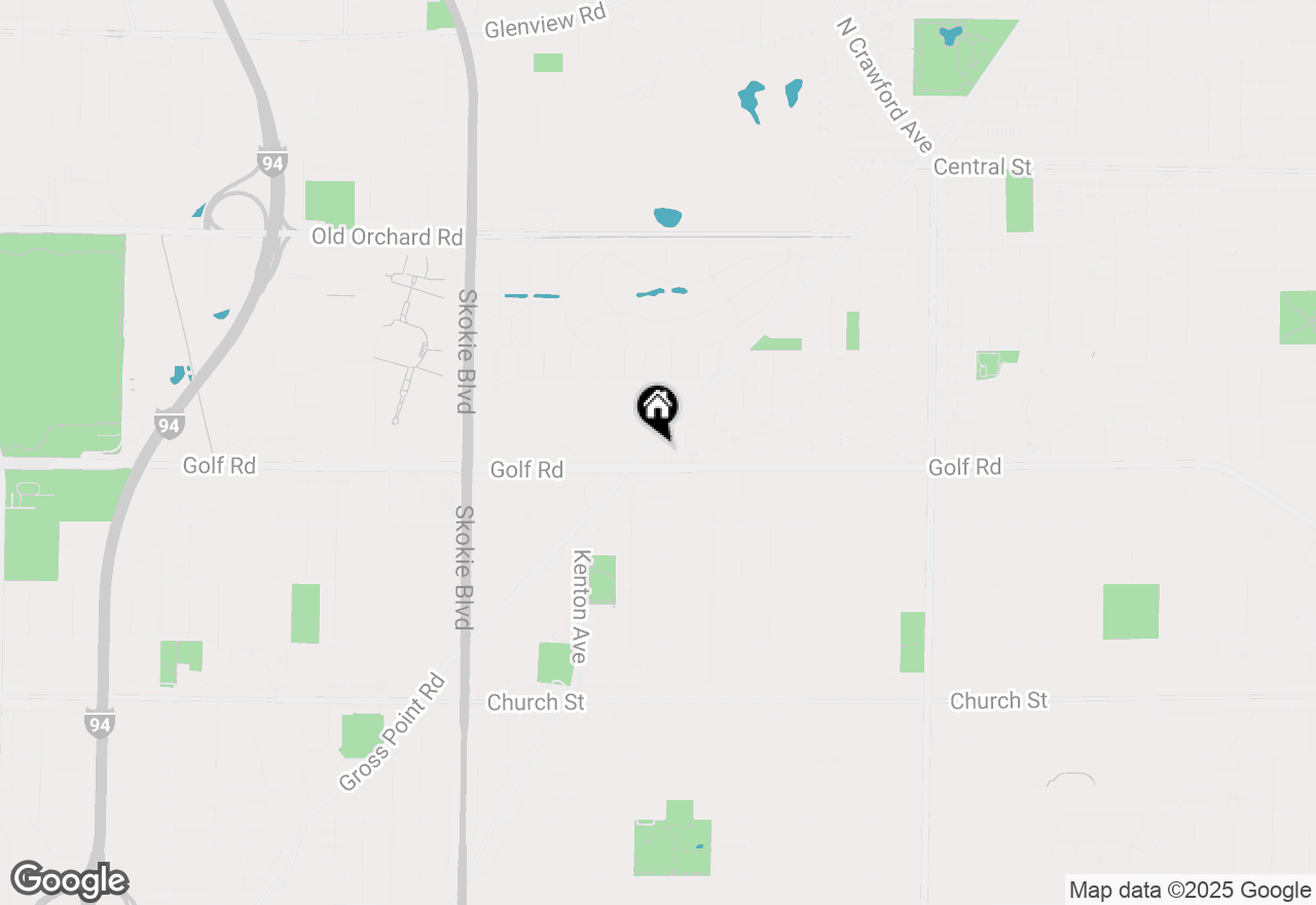 Map of 9631 Gross Point Road, Skokie, IL 60076