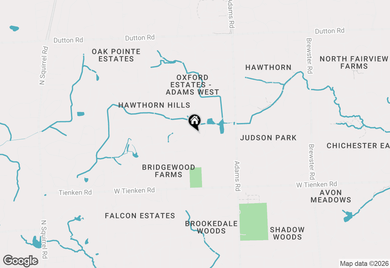 Map of 3349 Rocky Crest Drive, Rochester Hills, MI 48306