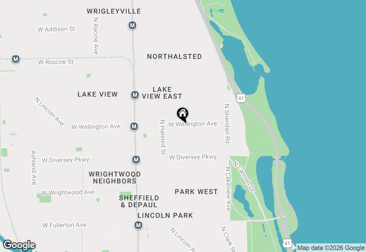 Map of 649 W Wellington Avenue, Chicago, IL 60657