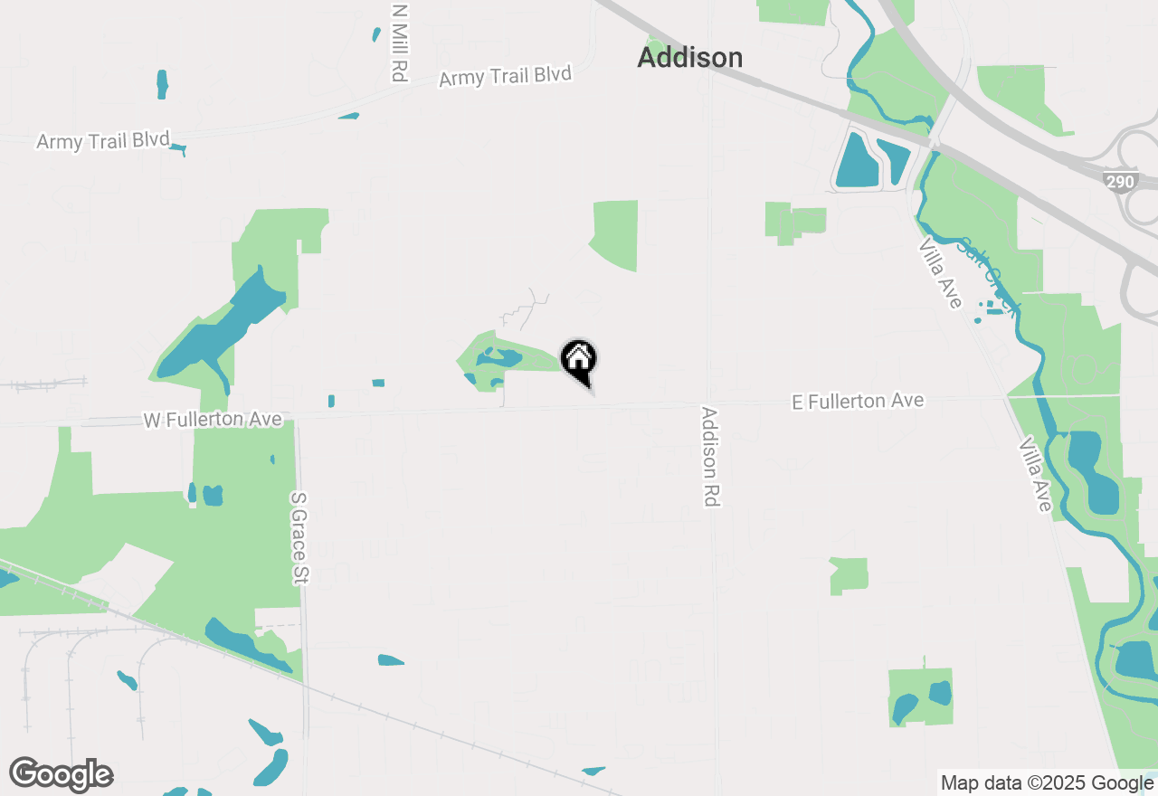 Map of 210 W Fullerton Avenue, Addison, IL 60101