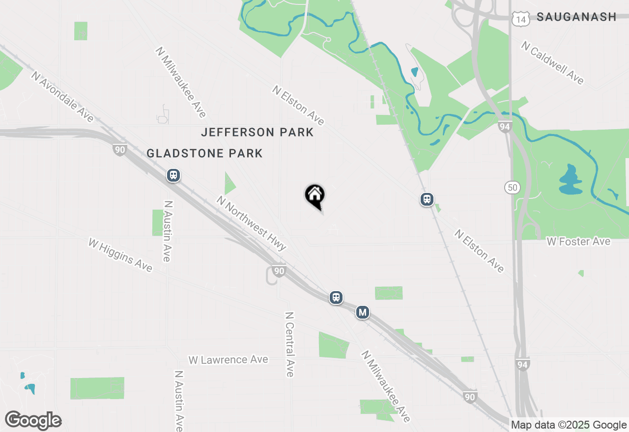 Map of 5216 N Ludlam Avenue, Chicago, IL 60630