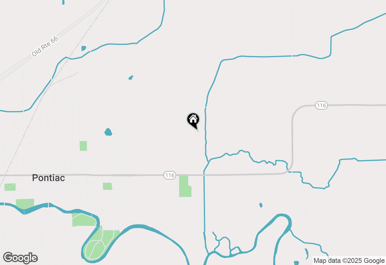 Map of 709 N Cimmeron Drive, Pontiac, IL 61764