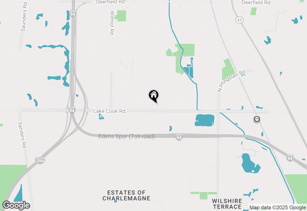 Map of 1251 Country Lane, Deerfield, IL 60015