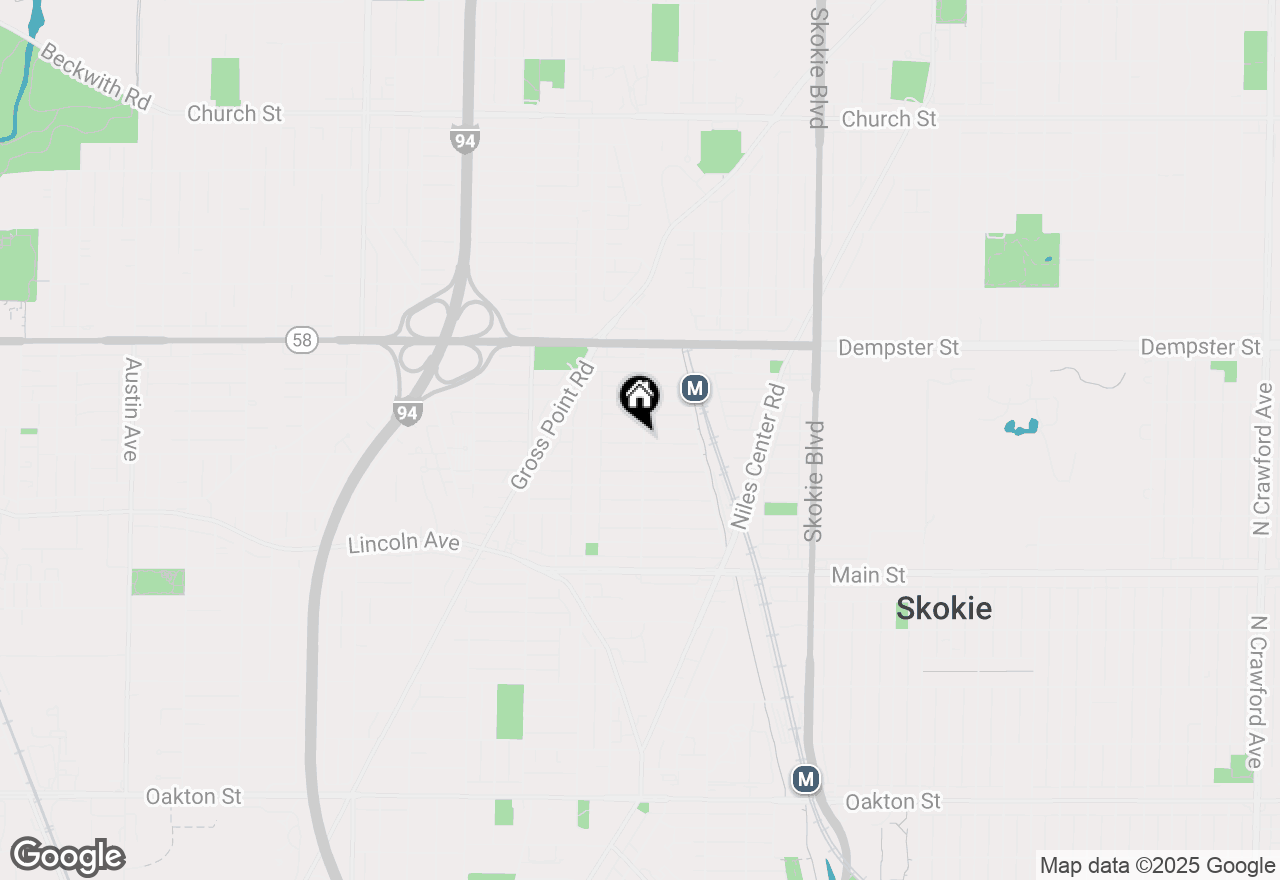 Map of 8620 N Leclaire Avenue, Skokie, IL 60077