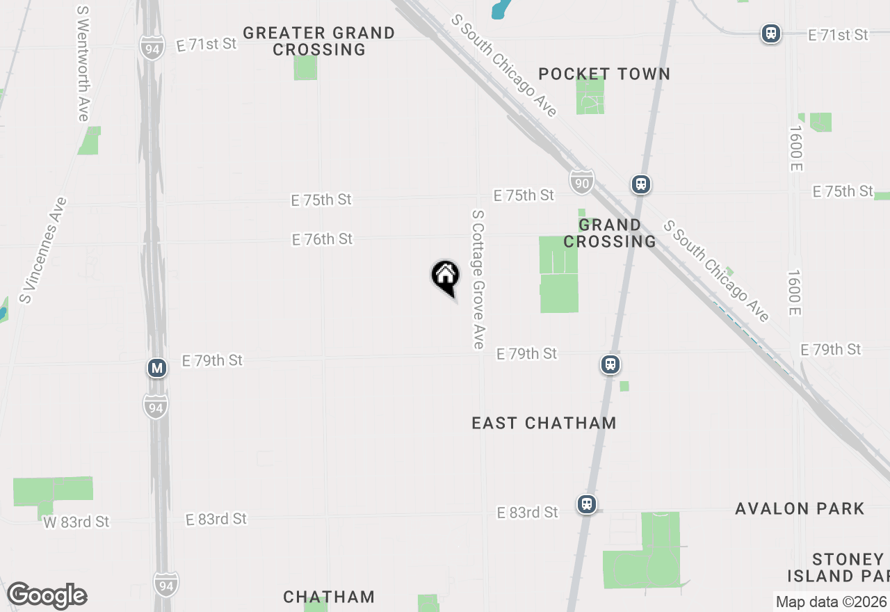 Map of 7747 S Langley Avenue, Chicago, IL 60619