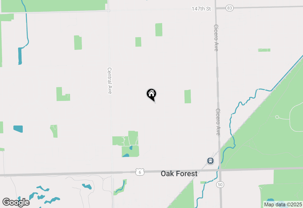 Map of 5375 Diamond Drive #B, Oak Forest, IL 60452