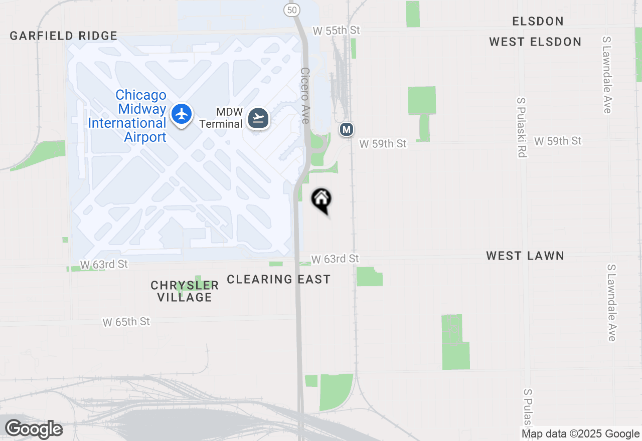 Map of 6138 S Kilpatrick Avenue #1, Chicago, IL 60629