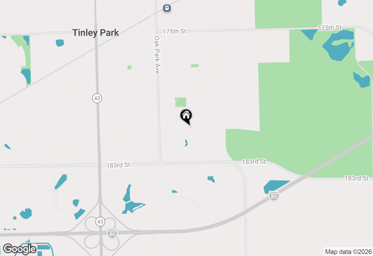 Map of 18030 66th Court #2N, Tinley Park, IL 60477