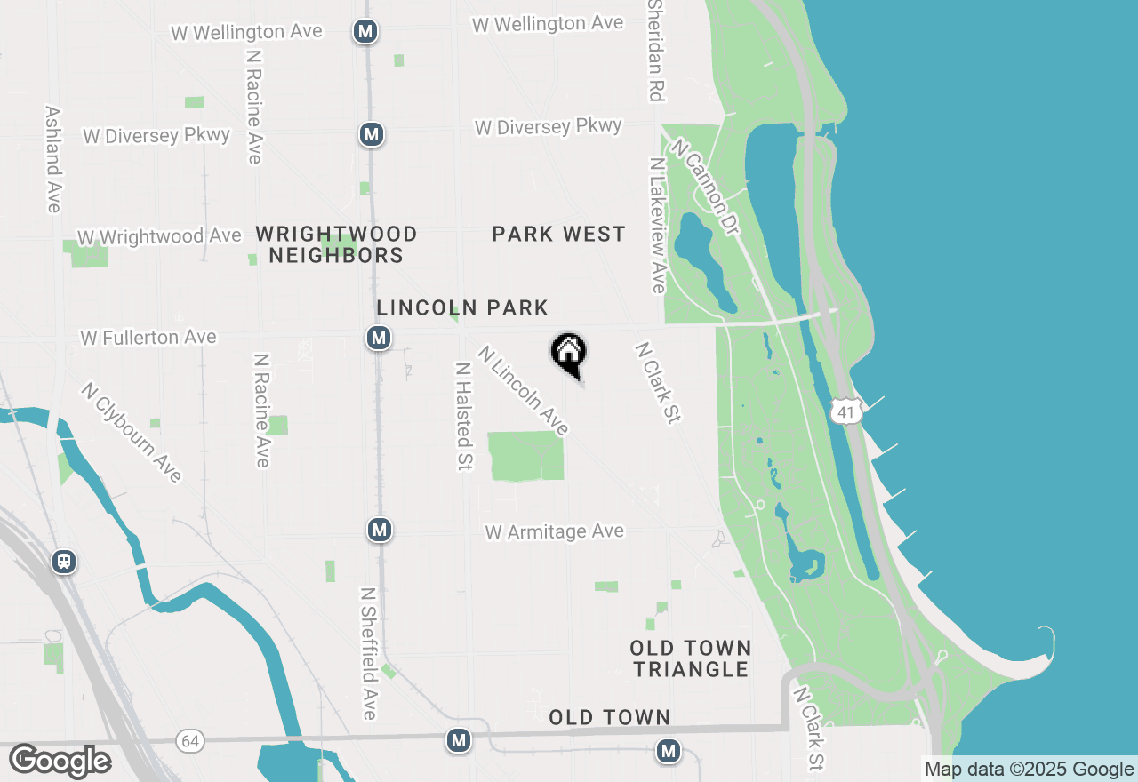 Map of 2249 N Geneva Terrace, Chicago, IL 60614