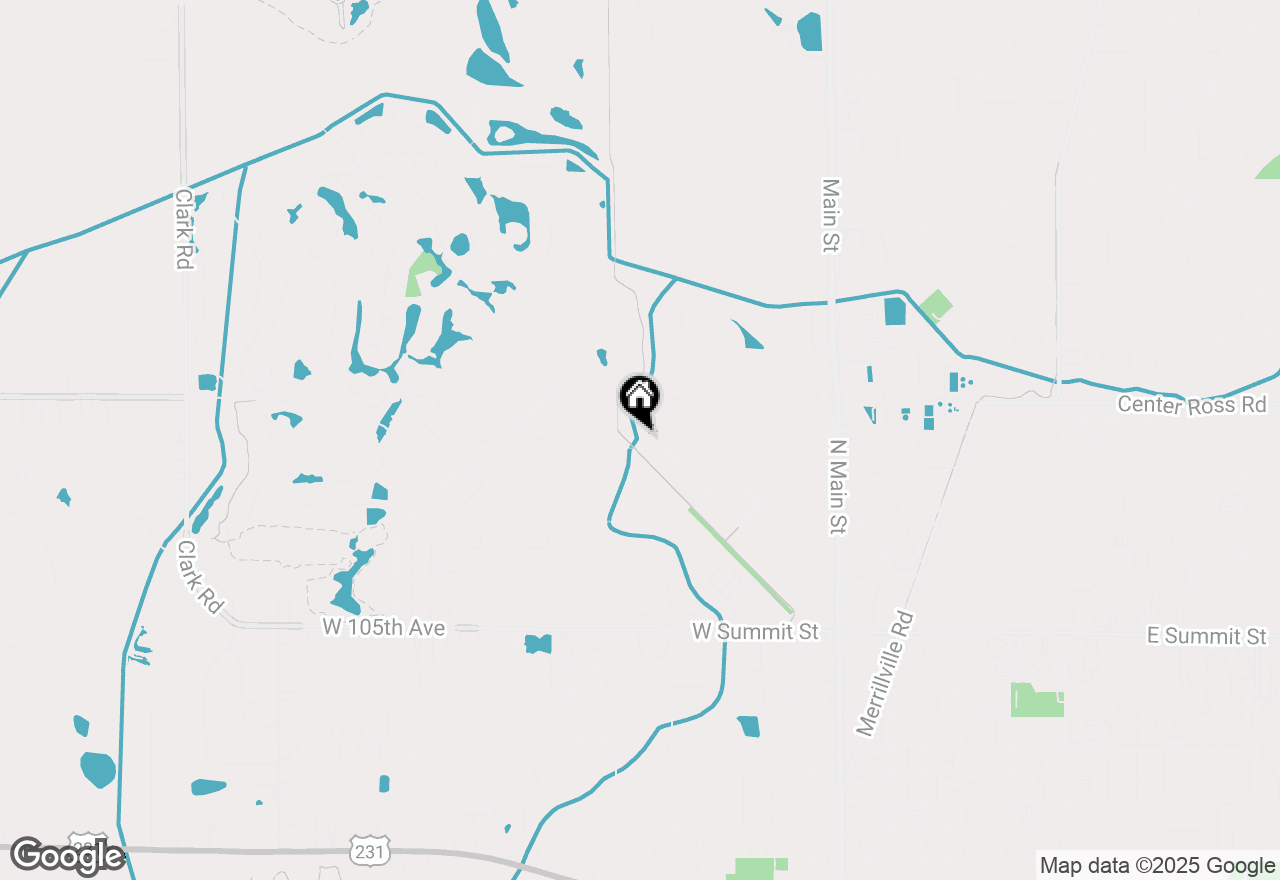 Map of 353 Maple Street, Crown Point, IN 46307