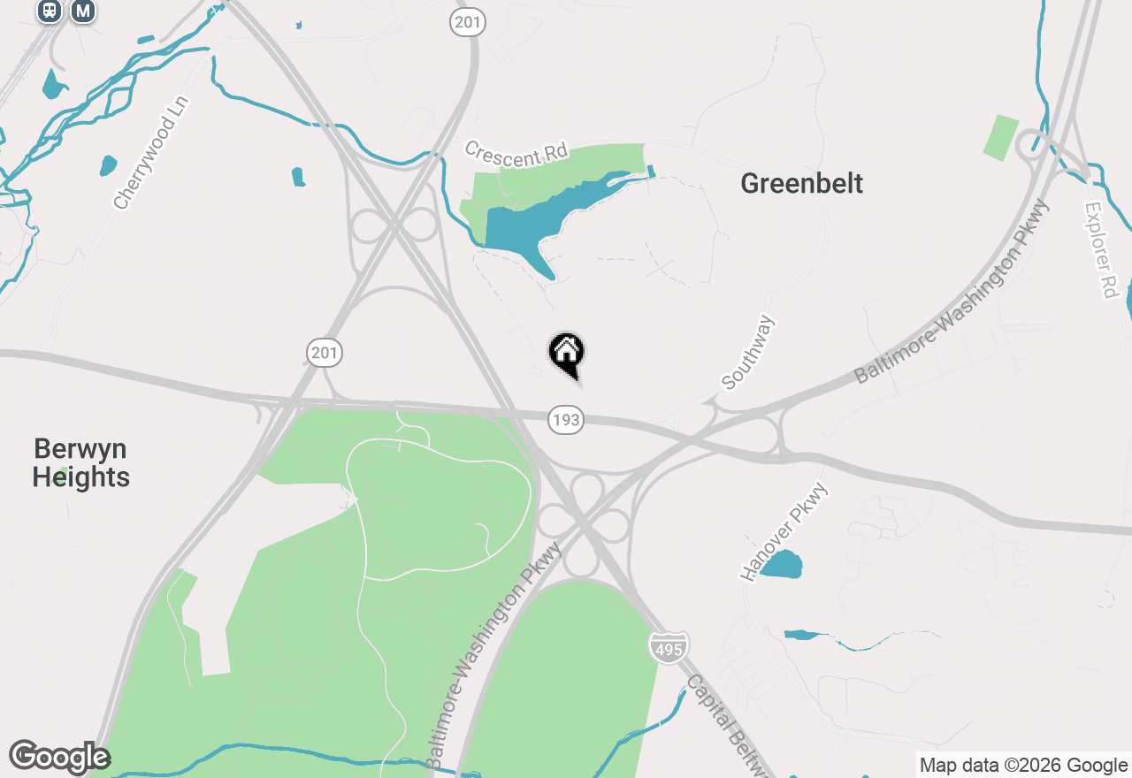 Map of 7804 Lakecrest Drive #7804, Greenbelt, MD 20770