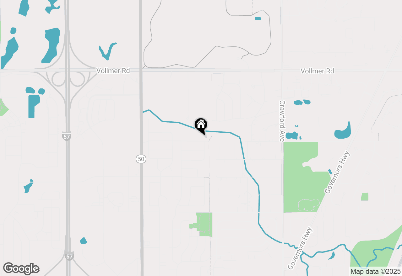 Map of 4500 203rd Street, Matteson, IL 60443