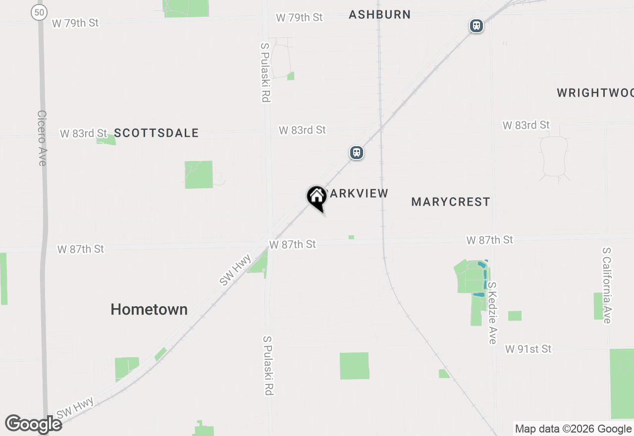 Map of 3817 W 86th Street, Chicago, IL 60652