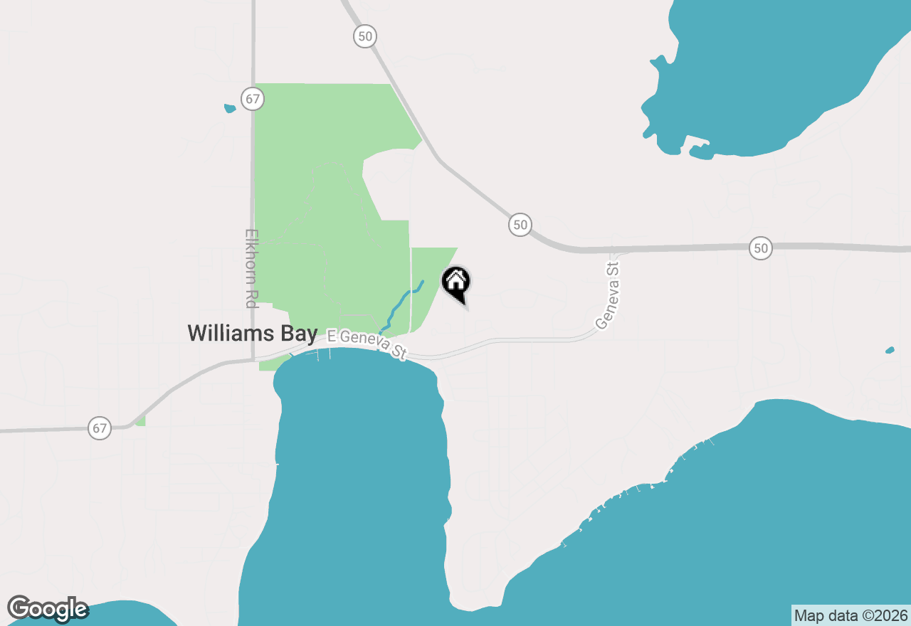 Map of 23 Willabay Dr #D, Williams Bay, WI 53191