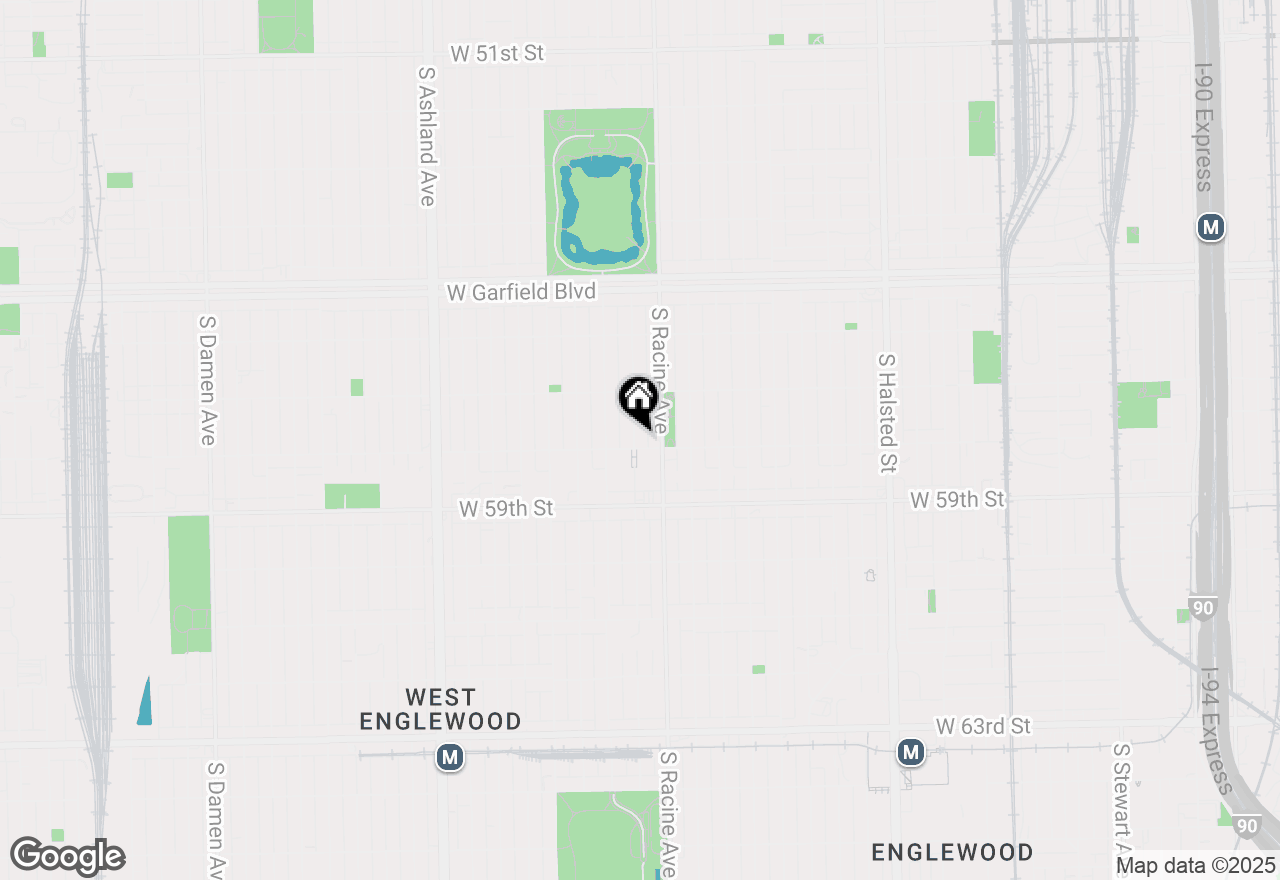 Map of 5755 S Elizabeth Street, Chicago, IL 60636