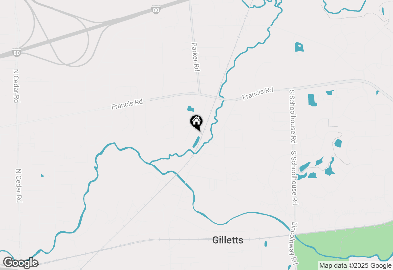 Map of 1110 Lakeside Drive, New Lenox, IL 60451