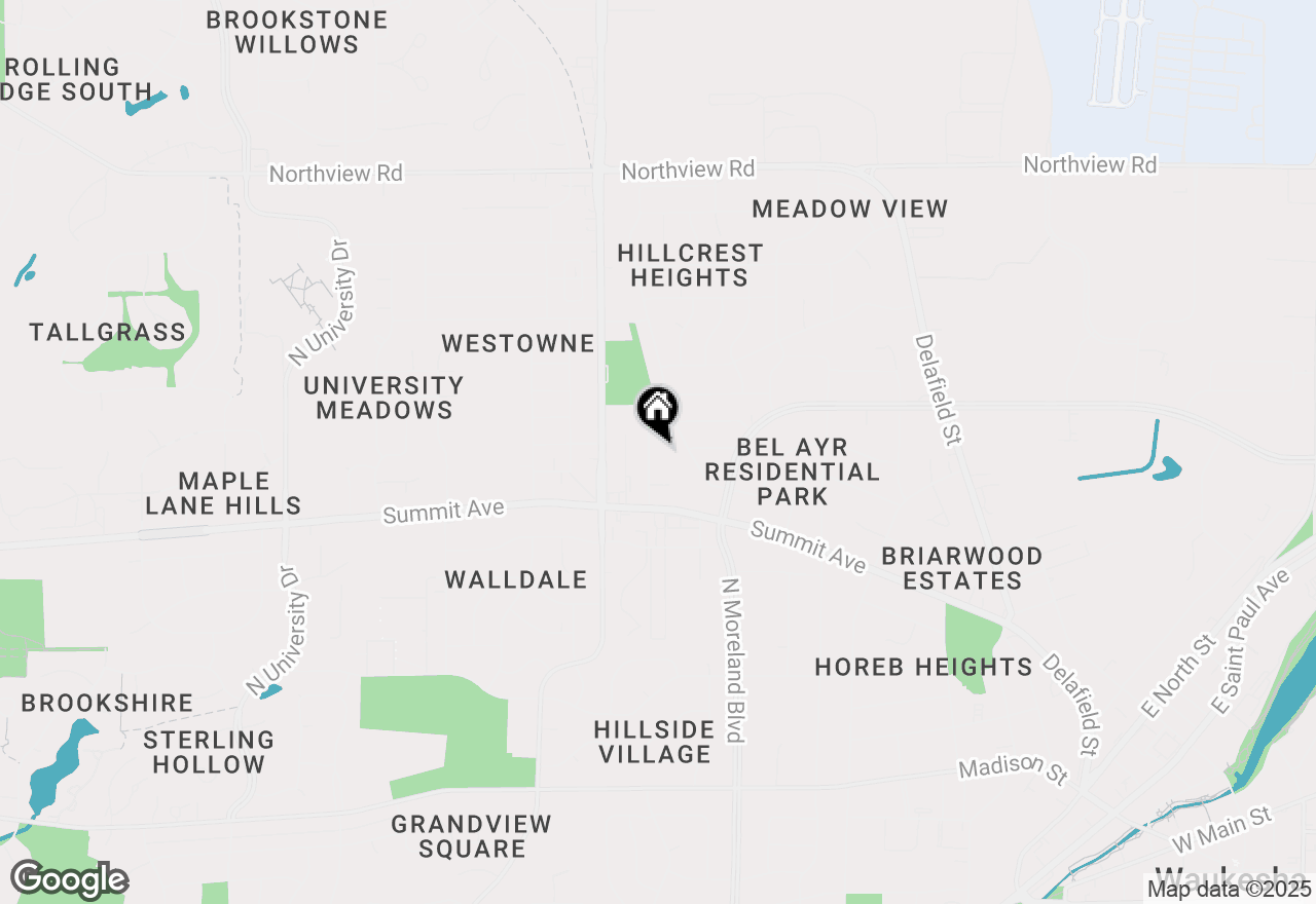 Map of 717 Sylvan Ter #719, Waukesha, WI 53188