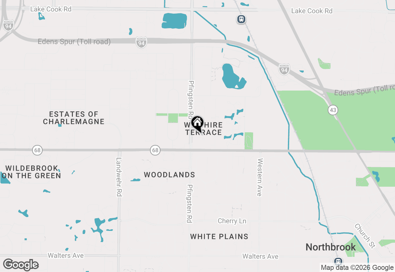 Map of 2768 The Mews, Northbrook, IL 60062
