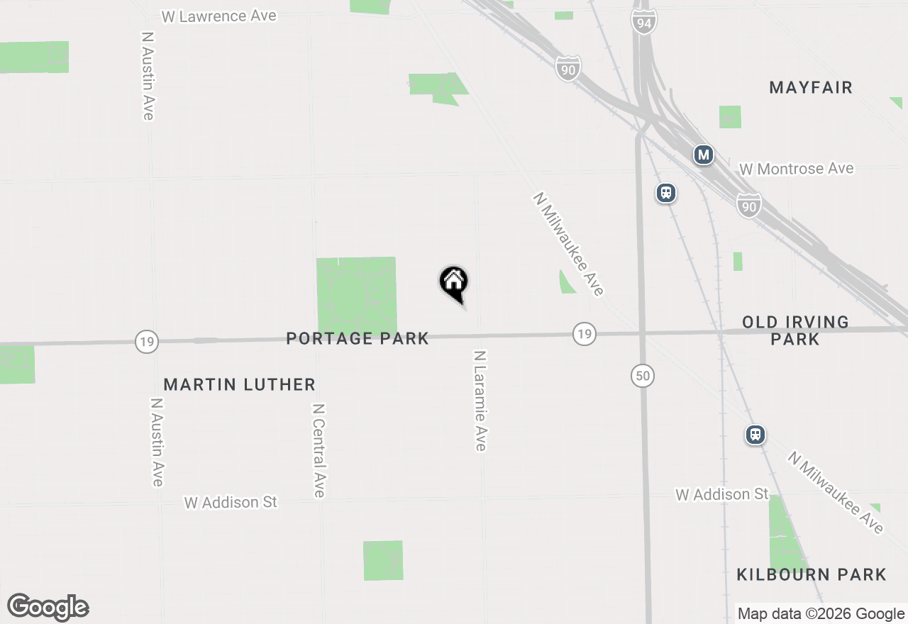 Map of 5236 W Cuyler Avenue, Chicago, IL 60641