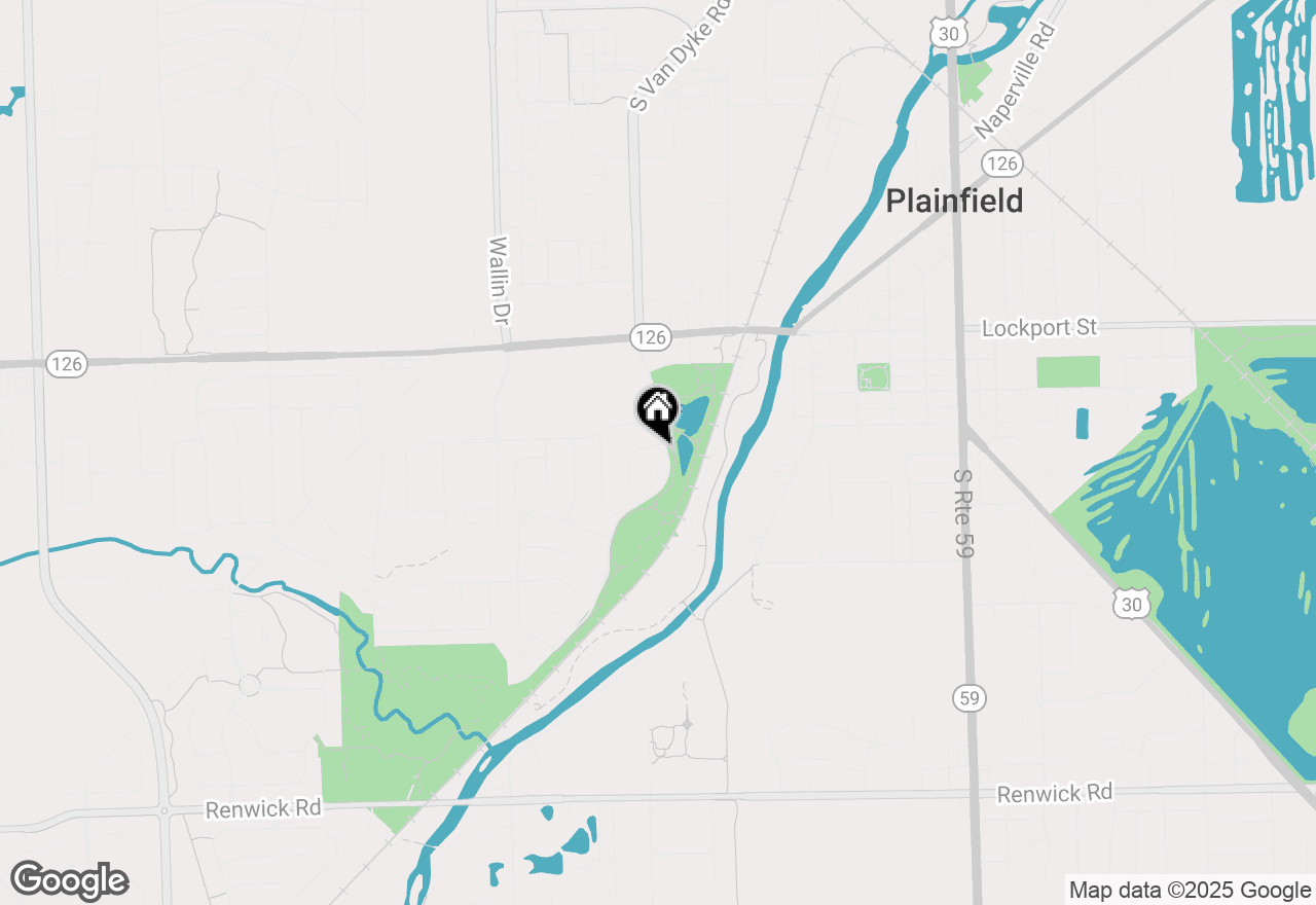 Map of 15203 Eyre Circle, Plainfield, IL 60544