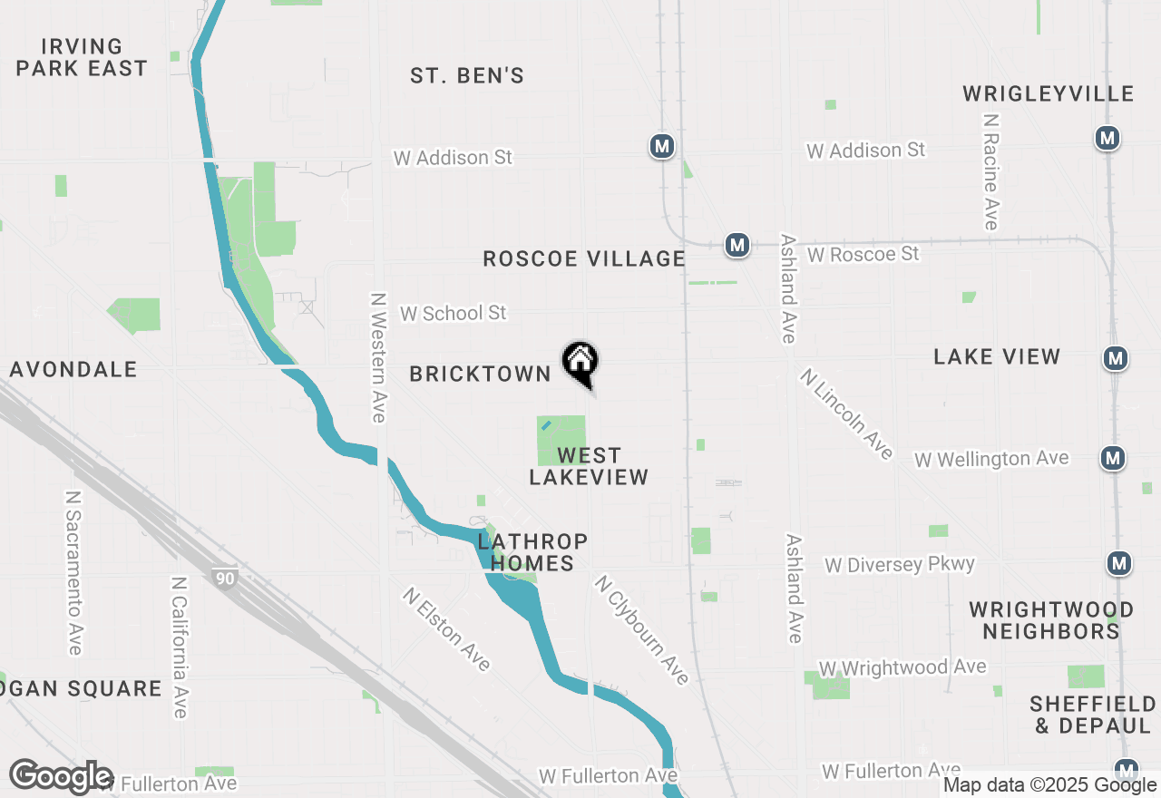 Map of 3116 N Damen Avenue #2, Chicago, IL 60618