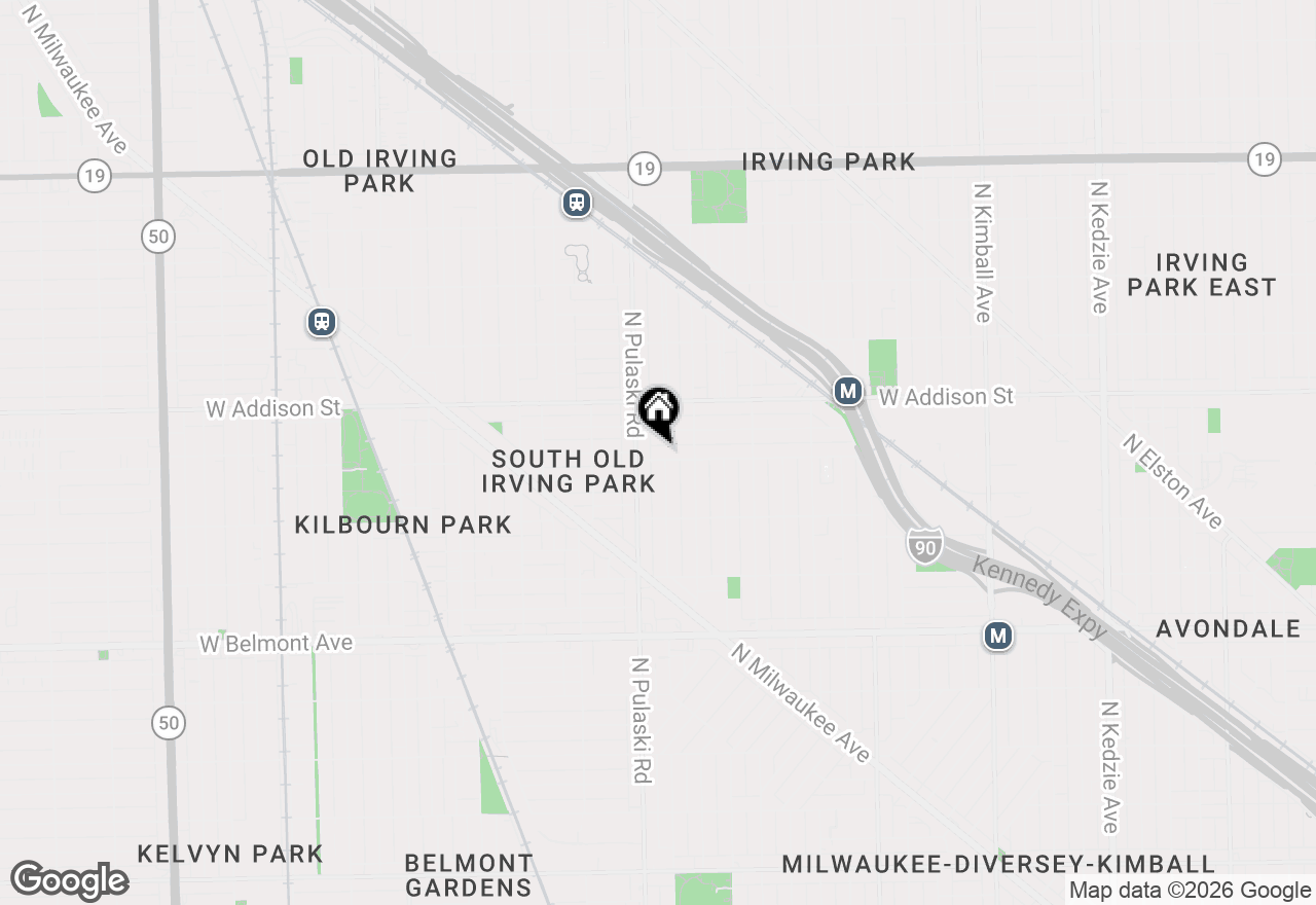 Map of 3936 W Cornelia Avenue, Chicago, IL 60618